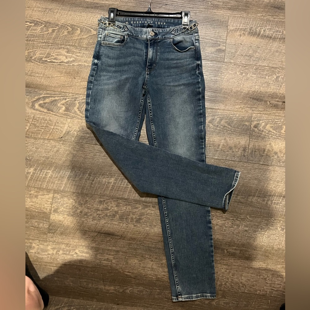 White House Black Market Dark Blue Skinny Jeans